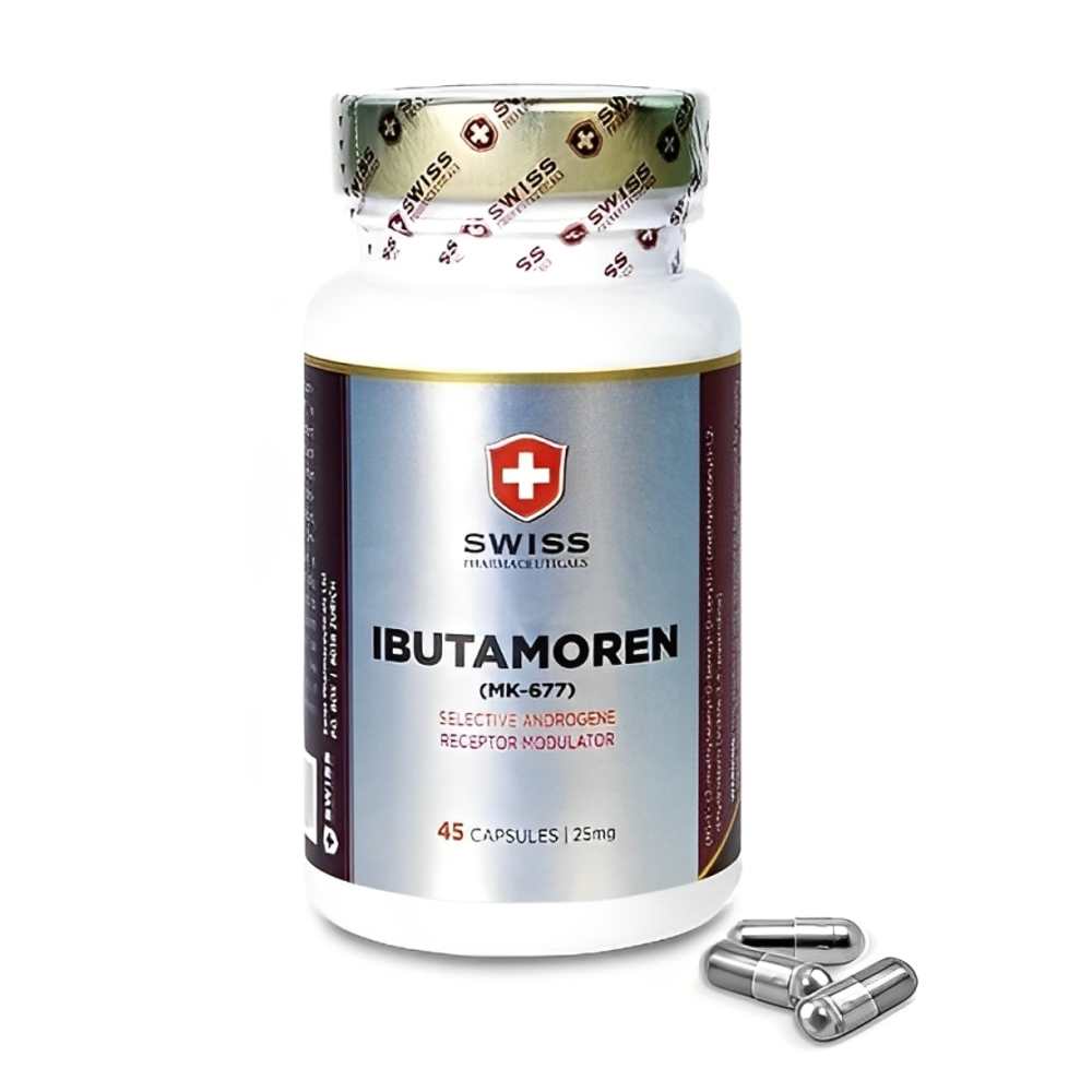 Swiss+ Ibutamoren (mk-677) – Advanced Muscle & Growth Support (45 Capsules)