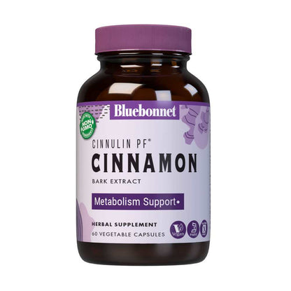 Bluebonnet Nutrition Cinnulin Pf Cinnamon Bark Extract 60 Caps