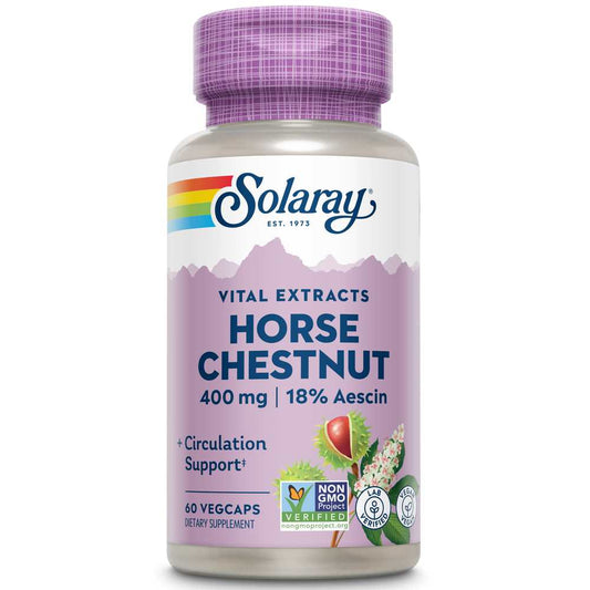 Solaray Horse Chestnut Seed Extract 400mg 60 Caps