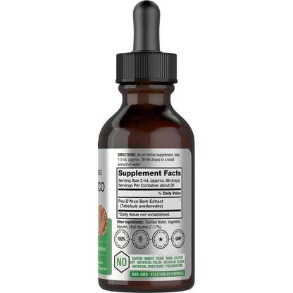Horbäach Pau D'arco Extract | 2oz Liquid