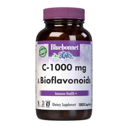 Bluebonnet Nutrition C-1000 Mg & Bioflavonoids 180 Caplets