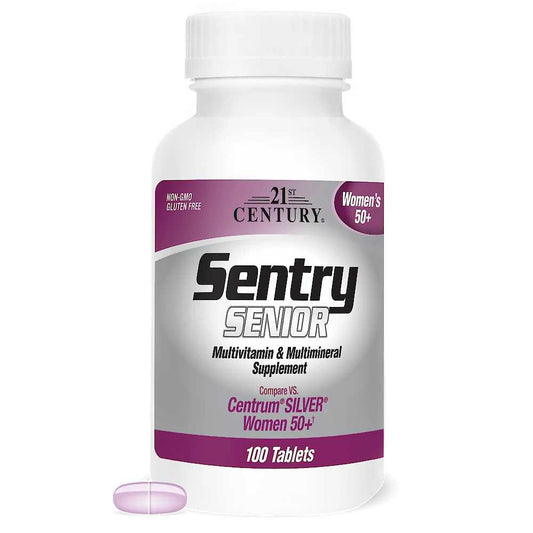 21st Century Sentry Senior Women's 50+ 100 Tabs