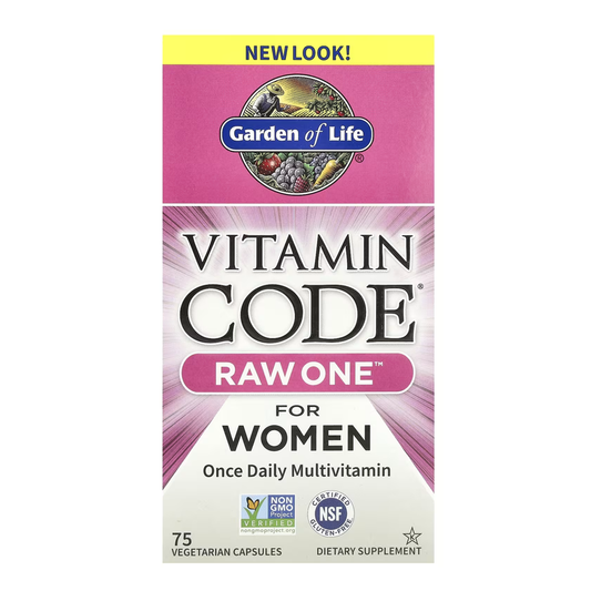 Garden of Life Vitamin Code Raw One for Women - 75 Vegetarian Capsules | Once Daily Multivitamin
