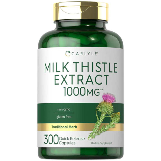 Carlyle Nutritionals Milk Thistle Extract 1000mg | 300 Capsules