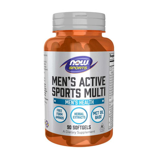 Now Sports Men's Active Sports Multi  90 Softgels