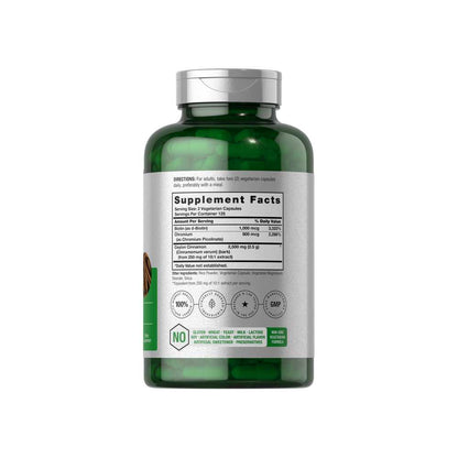Horbäach Cinnamon Complex 2500mg per Serving | 250 Capsules