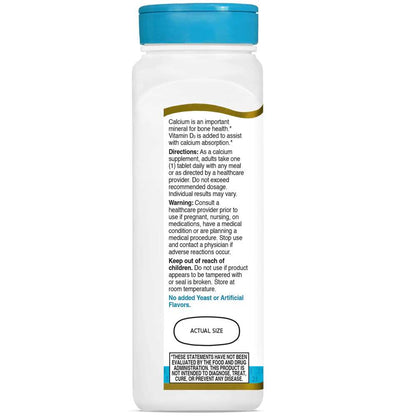 21st Century Calcium 1000 Mg +d3 90 Tab