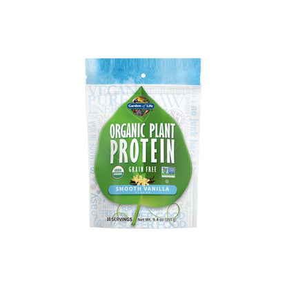 Garden of Life Organic Plant Protein Smooth Vanilla 9.4oz (265g) Powder