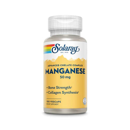 Solaray Manganese 50mg 100 Caps