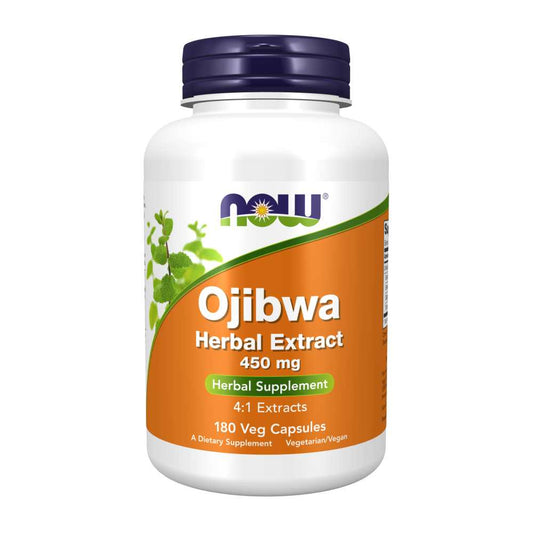 Now Foods Ojibwa Herbal Extract 450 Mg – 4:1 Traditional Herbal Blend – 180 Veg Capsules