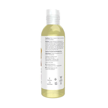 Now Foods Sweet Almond Oil – 100% Pure & Nourishing – Moisturizing Oil for Skin & Hair – 118 M L