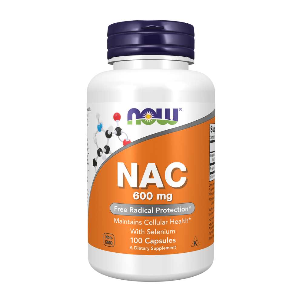 Now Foods Nac 600 Mg with Selenium – 100 Capsules