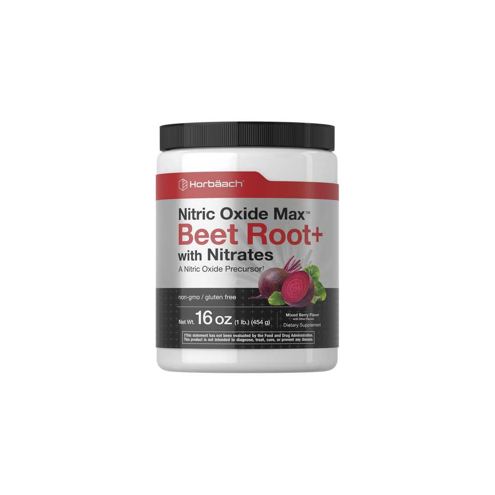 Horbäach Nitric Oxide with Beet Root | 16 Oz Powder