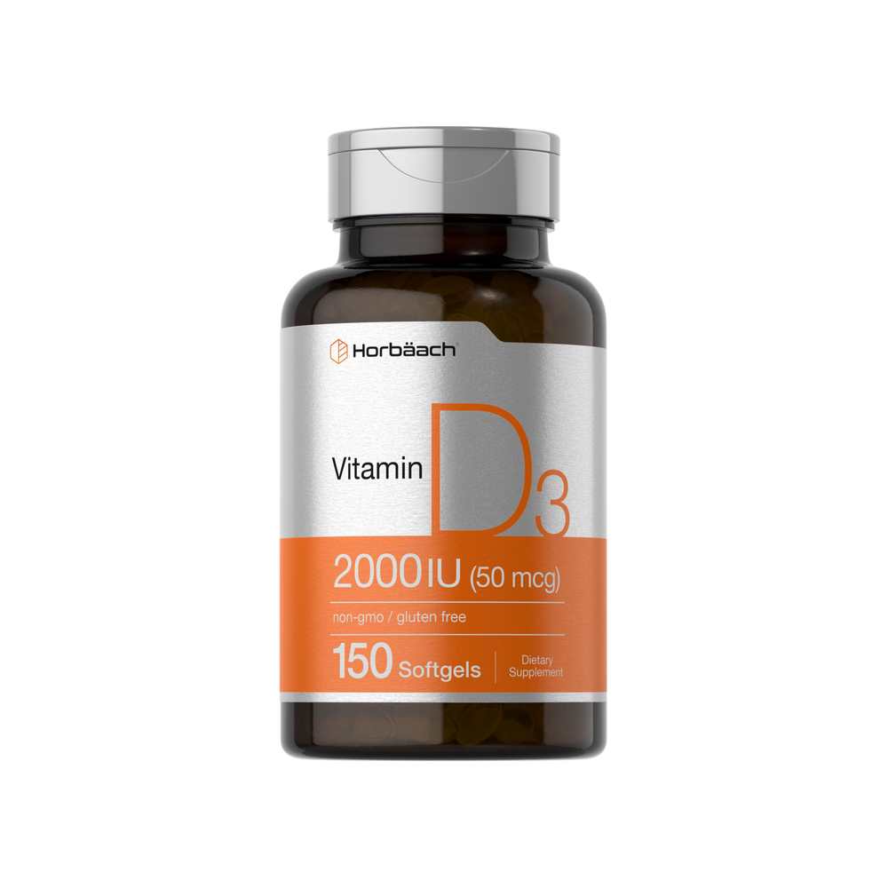 Horbäach Vitamin D-3 2000 Iu | 150 Softgels