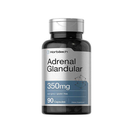 Horbäach Raw Adrenal Glandular 350mg | 90 Capsules