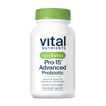 Vital Nutrients Hyperbiotics Pro-15® Advanced Probiotic 30 Tabs