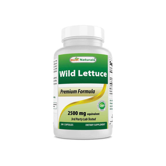 Best Naturals Wild Lettuce 10:1 Extract 250 mg 240 Capsules