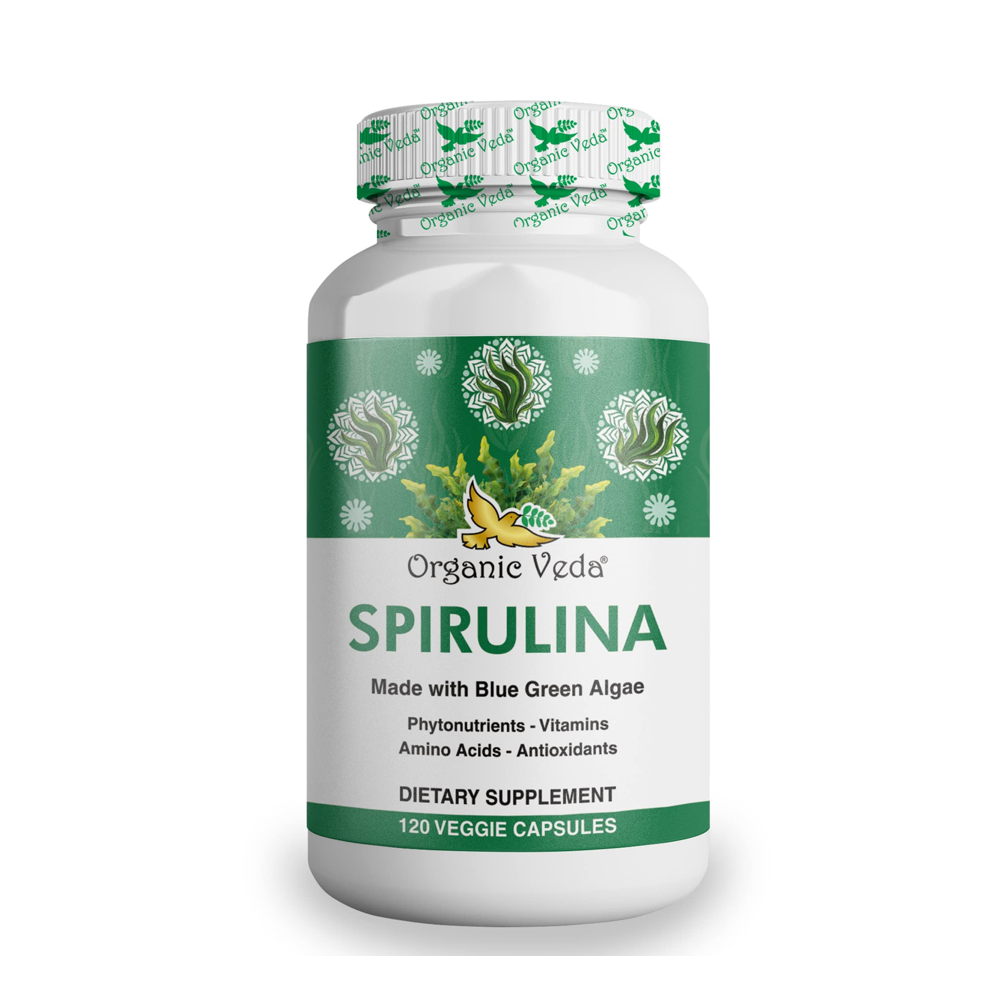 Spirulina Capsules By Organic Veda