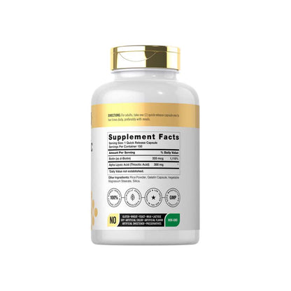 Horbäach Alpha Lipoic Acid 300mg | 150 Capsules