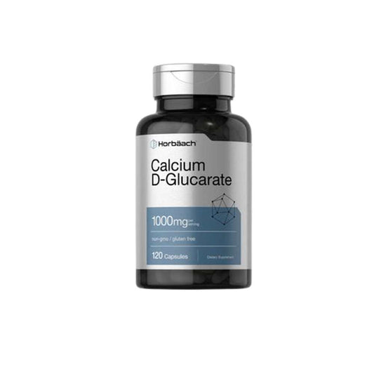 Horbäach Calcium D-Glucarate 1000mg per Serving | 120 Capsules