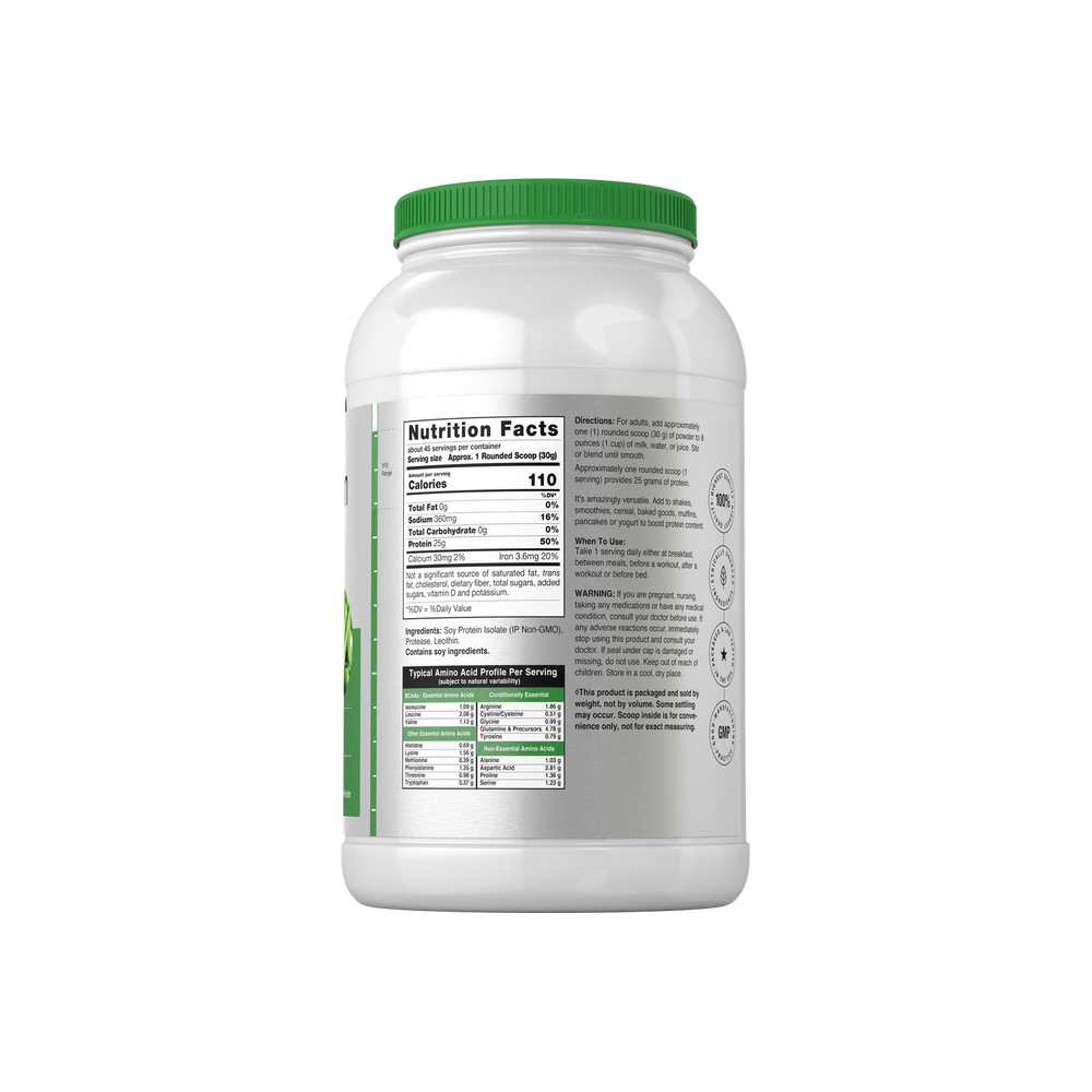 Horbäach Soy Protein Isolate | 3lb Powder