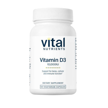 Vital Nutrients Vitamin D3 10,000 Iu 60 Caps