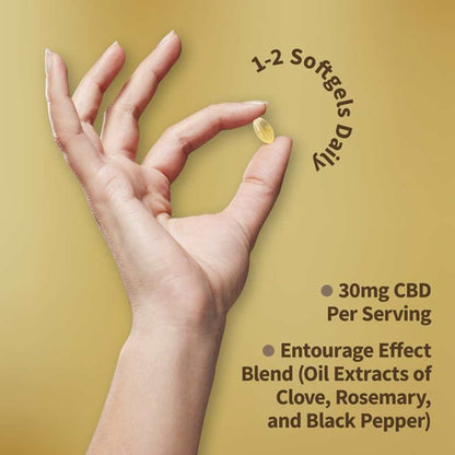 Garden of Life Dr. Formulated Cbd 30mg Whole Hemp Extract 30 Softgels