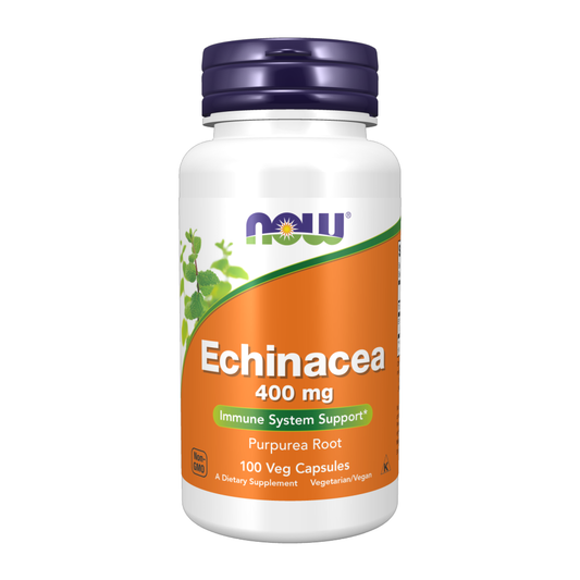 Echinacea by NOW Foods 400MG 100 Capsules - Immune System Support