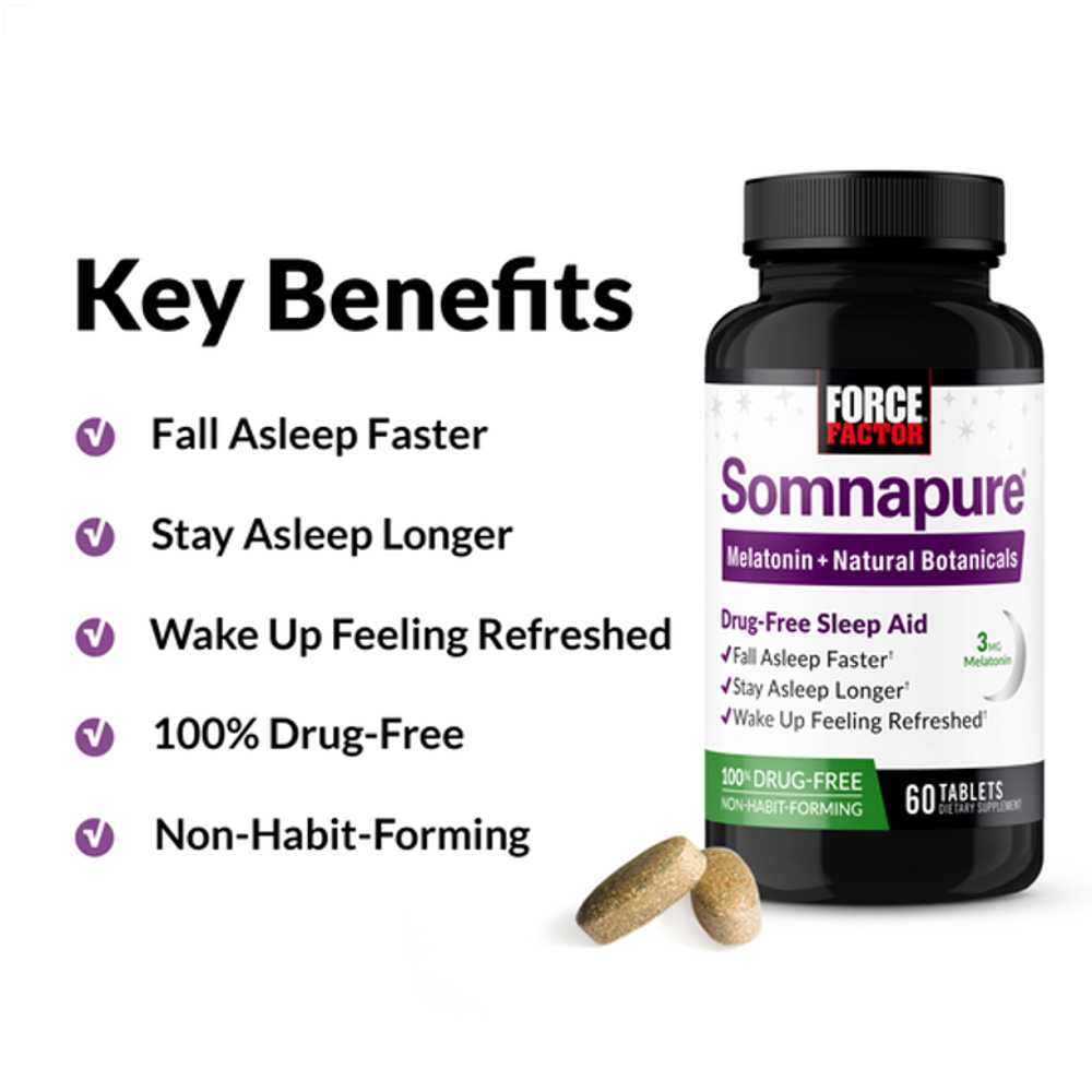 Force Factor Somnapure – 60 Tablets