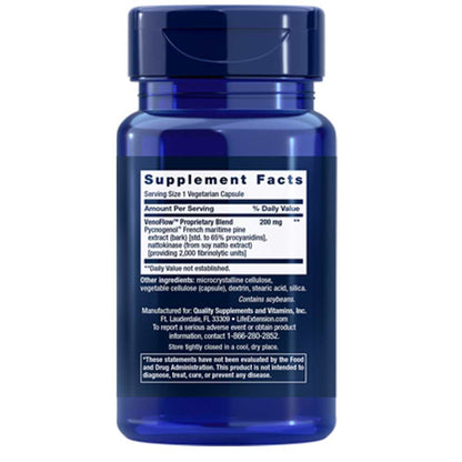 Life Extension Veno Flow™ 30 Vegetarian Capsules