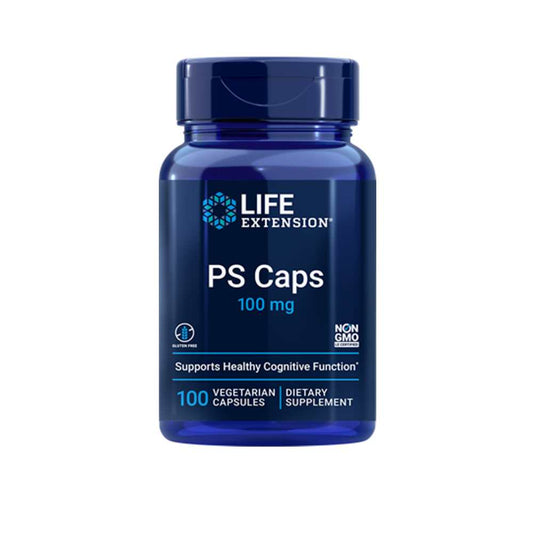 Life Extension Ps Caps 100 Mg, 100 Vegetarian Capsules