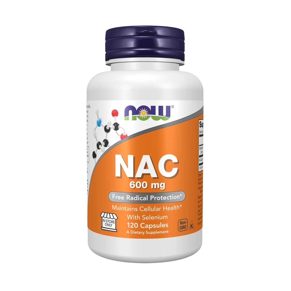 Now Foods Nac 600 Mg with Selenium – 100 Capsules