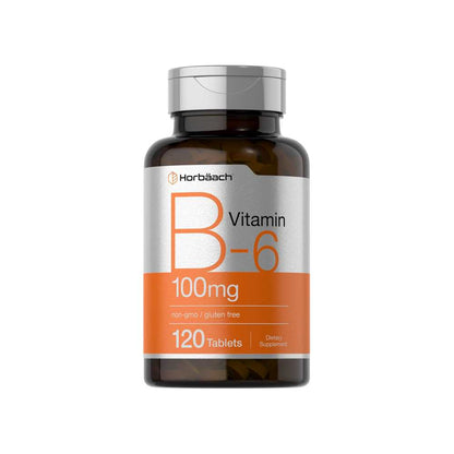 Horbäach Vitamin B-6 100mg | 120 Tablets