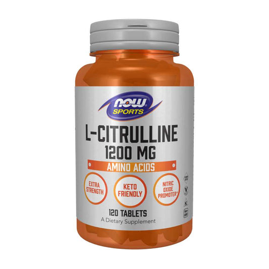 Now Sports L-Citrulline Extra Strength 1200 Mg – Nitric Oxide & Endurance Support – 120 Tablets