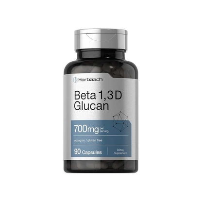 Horbäach Beta Glucan 1,3 D 700mg per Serving | 90 Capsules