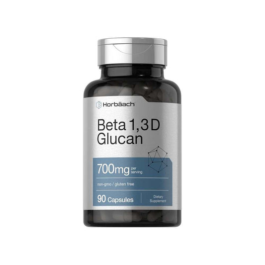 Horbäach Beta Glucan 1,3 D 700mg per Serving | 90 Capsules