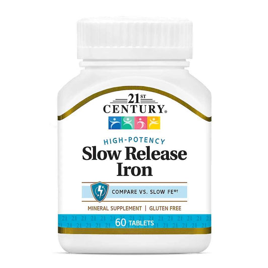 21st Century Slow Release Iron High-Potency 60 Tabs