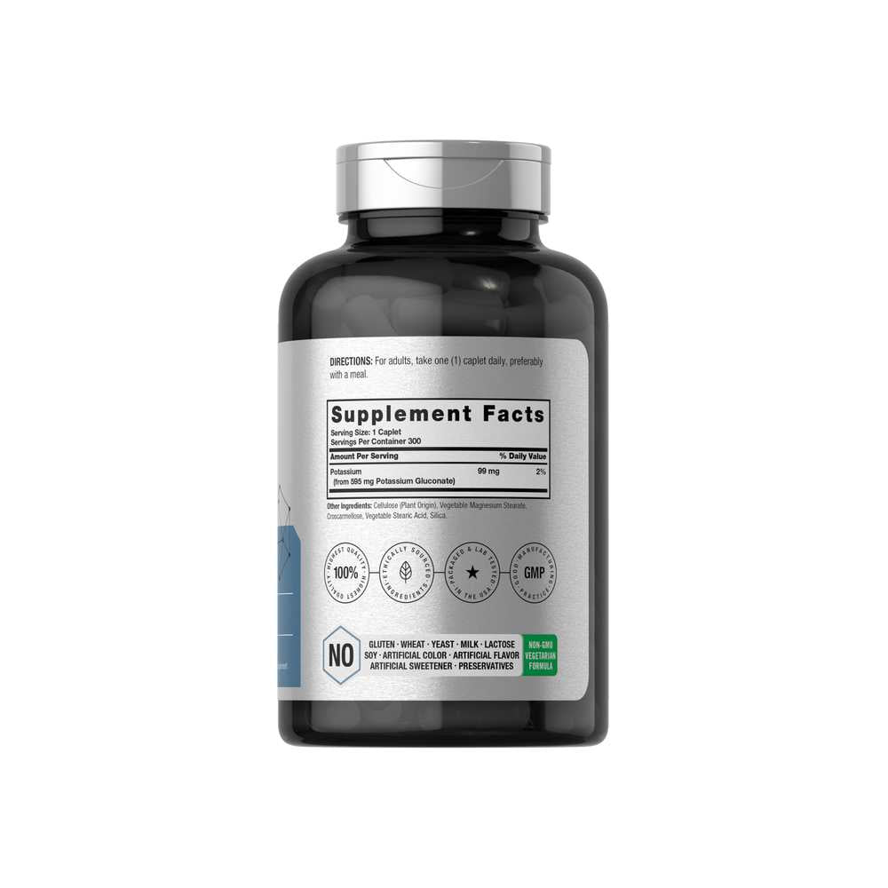 Horbäach Potassium Gluconate 595mg | 300 Tablets
