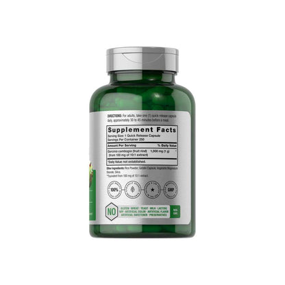 Horbäach Garcinia Cambogia Pills 1000mg | 250 Capsules