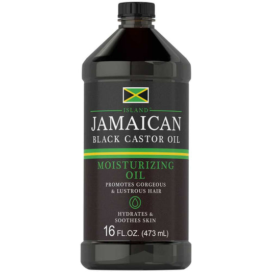 Island Jamaican Black Castor Oil | 16oz Liquid