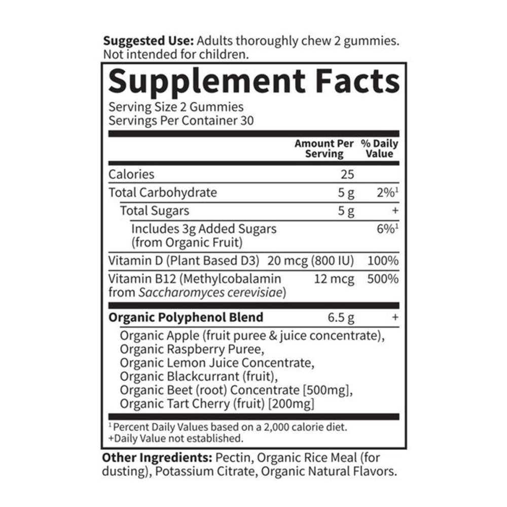 Garden of Life Beets 60 Gummies