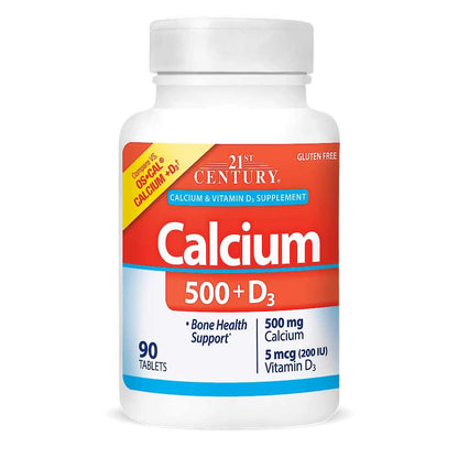 21st Century Calcium 500 +d3 90 Tabs