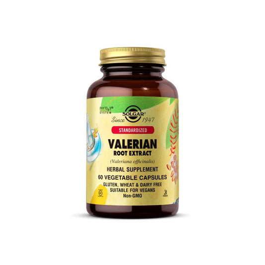 Solgar Standardized Valerian Root Extract 60 Vegetable Capsules