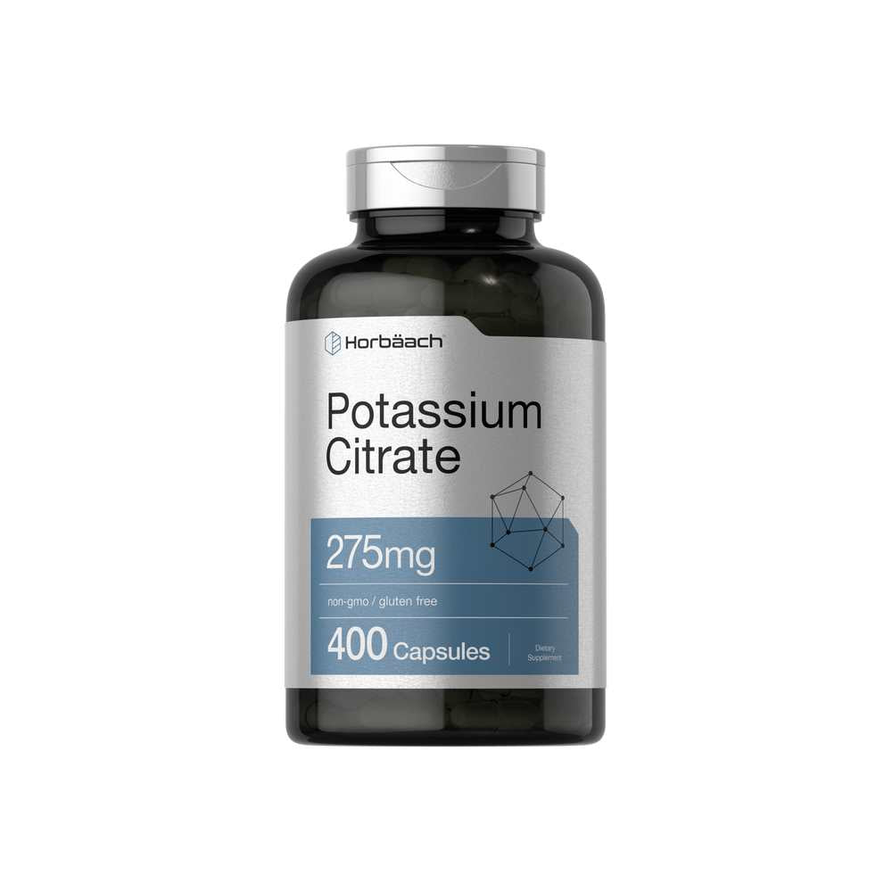 Horbäach Potassium Citrate 275mg | 400 Capsules