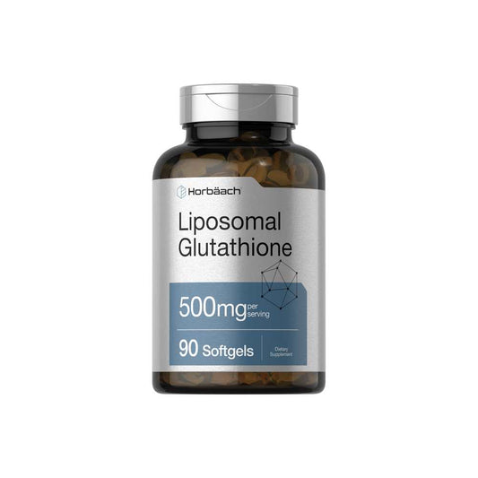 Horbäach Glutathione 500mg per Serving | 90 Liposomal Softgels