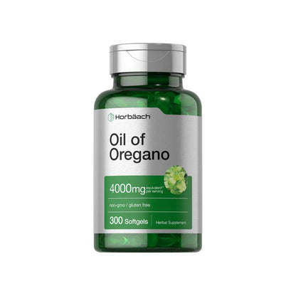 Horbäach Oregano Oil 4000mg per serving | 300 Softgel
