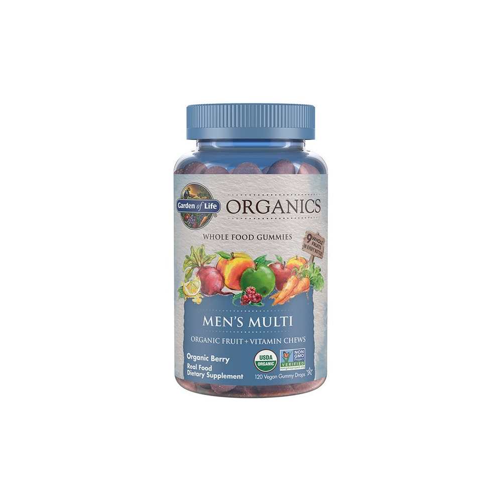 Garden of Life Organics Men's Multi Berry 120 Gummies