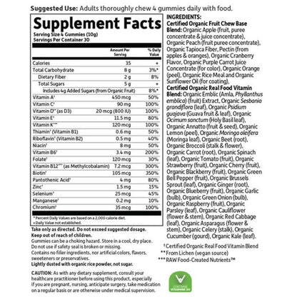 Garden of Life Organics Men's Multi Berry 120 Gummies