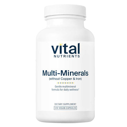 Vital Nutrients Multi-Minerals Citrate/malate Formula (no Copper or Iron) 120 Caps
