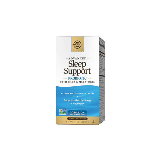 Solgar Advanced Sleep Support Probiotic with Gaba & Melatonin 30 Vegan Capsules